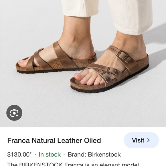 Franca Birkenstocks - Picture 1 of 8